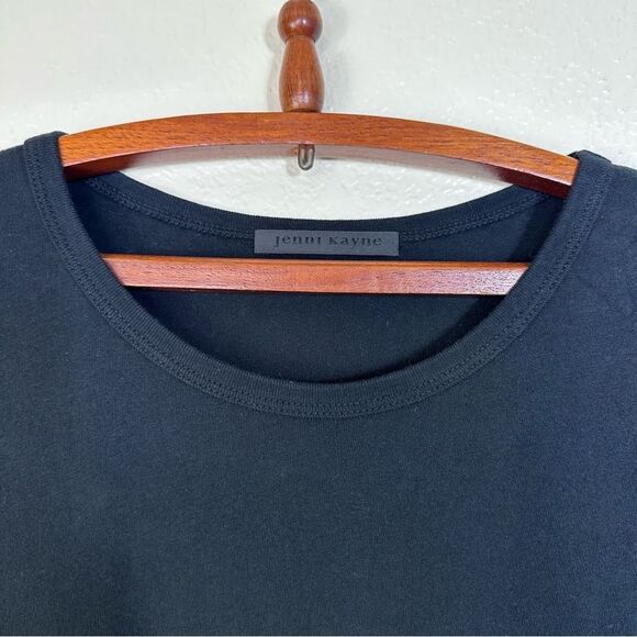 Jenni Kayne Cotton Slim Tee in Black Size XXL - Picture 3 of 8